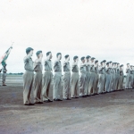 Panamá - Oficiais do 1º GAvCa perfilados durante cerimônia de encerramento das atividades do Grupo .
Foto: John W. Buyers